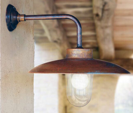Настенный светильник-бра Набукко (Альдо Бернарди, Италия) из латуни