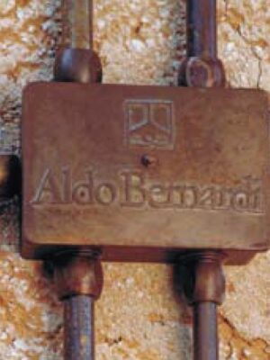Распределительная коробка Скатола ди деривационе (Альдо Бернарди, Италия), из латуни, прямоугольная