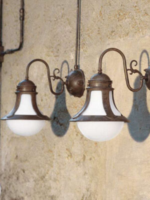 Настенный светильник бра Лоджия (Альдо Бернарди, Италия) из литой латуни