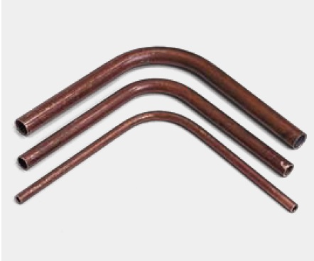 Трубка Тубо курво (Альдо Бернарди, Италия), диаметром 10 мм, из состаренной латуни