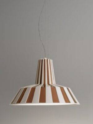 Подвесной керамический светильник Бадин (Альдо Бернарди, Италия), на стальных тросах