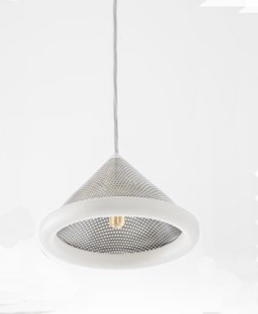 Подвесной светильник Тамисо (Альдо Бернарди, Италия), конусной формы, из перфорированной стали