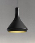Подвесной алюминиевый светильник Каппадокия (Альдо Бернарди, Италия), черного цвета