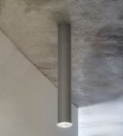 Потолочный светильник Тубо (Альдо Бернарди, Италия) из алюминия