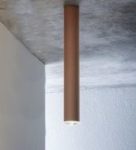 Потолочный светильник Тубо (Альдо Бернарди, Италия) из меди
