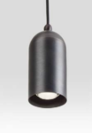 Подвесной светильник Фраска индор (Альдо Бернарди, Италия), из латуни, цвета темной бронзы