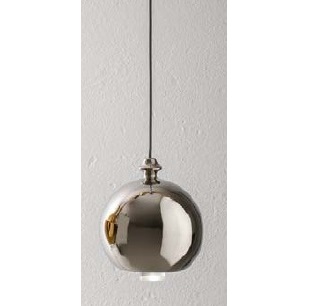 Подвесной точечный светильник Люстрини (Альдо Бернарди, Италия) покрытый натуральной платиной