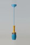 Подвесной керамический светильник Брашес (Альдо Бернарди, Италия), в виде малярной кисти